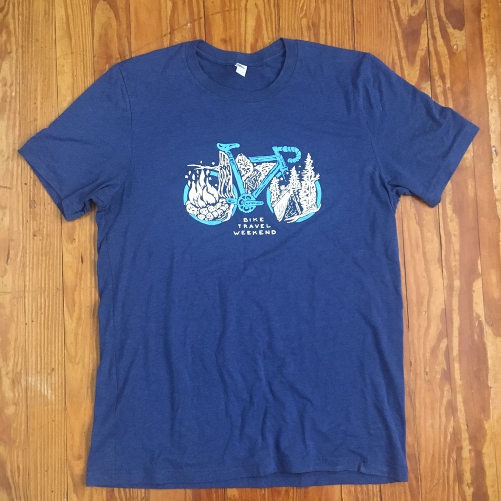 Bike Travel Weekend, Adventure Cycling Assc shirt